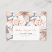 ジュエリー気に命令 |花 名刺 (裏面)