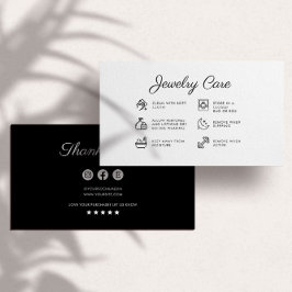 ジュエリー気に指示ビジネスサンキューカード エンクロージャーカード