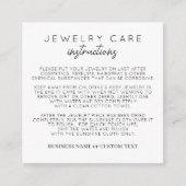 ジュエリー気に指示Thank You Logo Business エンクロージャーカード (正面)