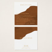 ジュエリー気に自然カード (正面&裏面)