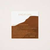 ジュエリー気に自然カード (正面)