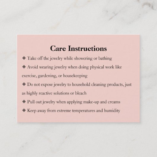 ジュエリー気に金ゴールドグリッタースクリプトサンキューカード 名刺 (裏面)