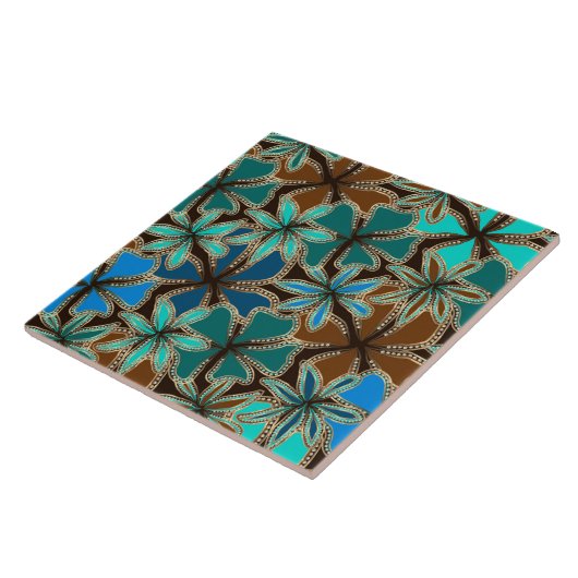 ジュエリー花 タイル (側面)