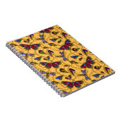 ジュエリー蝶と黄色のトンボ ノートブック (右側)