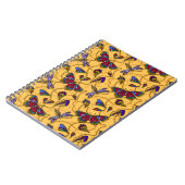 ジュエリー蝶と黄色のトンボ ノートブック (左側)