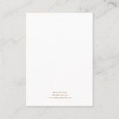 ジュエリー表示カード/名刺 名刺 (裏面)