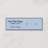 ジュエリー表示名刺テンプレート スキニー名刺 (正面)