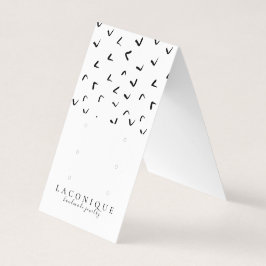 ジュエリー表示 |ジュエリー |黒と白  名刺