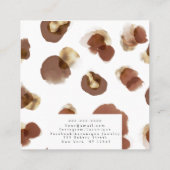 ジュエリー表示 |ジュエリー | Leopard スクエア名刺 (裏面)