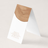 ジュエリー表示 |ニュートラル |抽象芸術 名刺 (裏面)