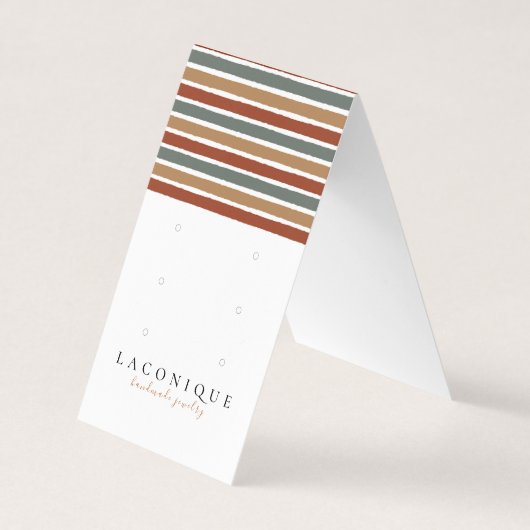 ジュエリー表示 |抽象芸術 |モダン | 名刺 (正面)