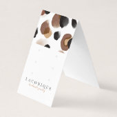 ジュエリー表示 |抽象芸術 | Leopard 名刺 (正面)