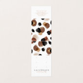 ジュエリー表示 |抽象芸術 | Leopard 名刺 (外部フラット)