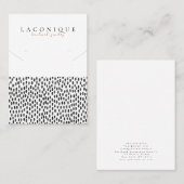 ジュエリー表示 |水玉模様 |抽象化  名刺 (正面/裏面)