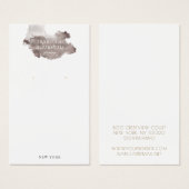 ジュエリー設計者グリッター洗濯耳飾り表示カード (正面&裏面)