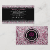 ジュエリー ダイヤモンド サンクス 名刺 (正面/裏面)