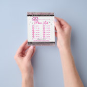 ジュエリー ピンクダイヤモンド ラグジュアリー チラシ (手)