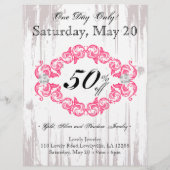 ジュエリー フライヤー ローズ ネックレス グレー ピンク (裏面)