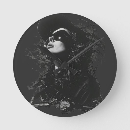 ジュエリー ラウンド壁時計 (正面)