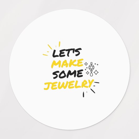 ジュエリー ラベル (デザイン1)