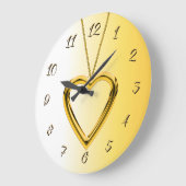 ジュエリー ラージ壁時計 (傾斜)