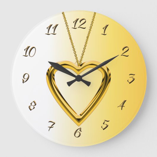 ジュエリー ラージ壁時計 (正面)