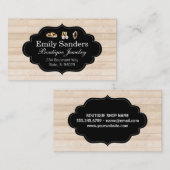 ジュエリー | リング | ゴールド | 宝石 名刺 (正面/裏面)