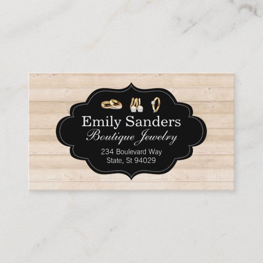 ジュエリー | リング | ゴールド | 宝石 名刺 (正面)