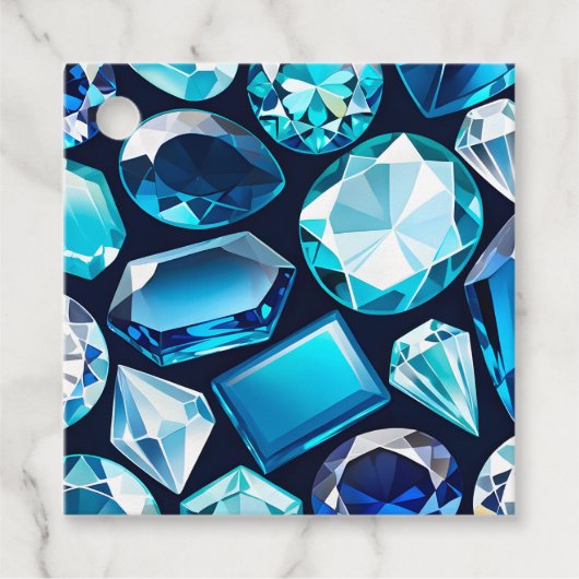 ジュエルカラフルアートギフトラベル フェイバータグ (正面)