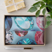 ジュエルカラフルアートティッシュペーパー 薄葉紙 (ギフト)