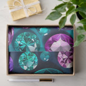 ジュエルカラフルアートティッシュペーパー 薄葉紙 (ギフト)