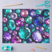ジュエルカラフルアートティッシュペーパー 薄葉紙 (クラフト)