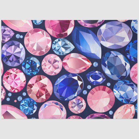 ジュエルカラフルアートティッシュペーパー 薄葉紙 (正面)