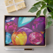 ジュエルカラフルアートティッシュペーパー 薄葉紙 (ギフト)