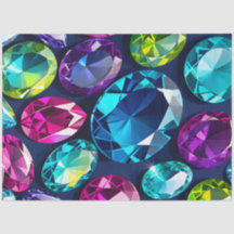 ジュエルカラフルアートティッシュペーパー