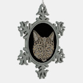 ジュエルキャットペーターオーナメント スノーフレークピューターオーナメント (左)