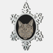 ジュエルキャットペーターオーナメント スノーフレークピューターオーナメント (右)