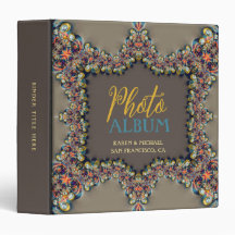 ジュエルスタイリッシュレースロマンスフォトアルバムバインダー