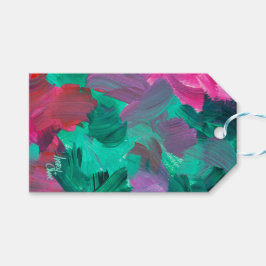 ジュエルトーンのほのかな輝き ギフトタグ