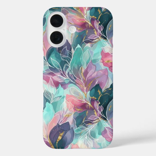 ジュエルトーンの花 Case-Mate iPhoneケース (裏面)