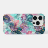 ジュエルトーンの花 iPhoneケース (裏面横)