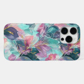ジュエルトーンの花 iPhoneケース (裏面横)