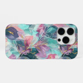 ジュエルトーンの花 iPhoneケース (裏面横)