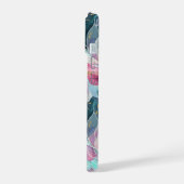 ジュエルトーンの花 iPhone 15ケース (左側面)