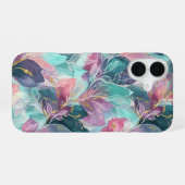 ジュエルトーンの花 iPhone 16ケース (裏面横)