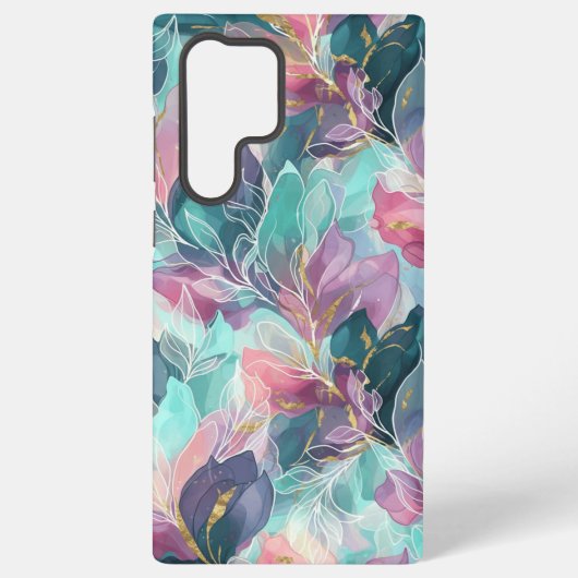 ジュエルトーンの花 SAMSUNG GALAXYケース (裏面)