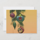 ジュエルトーンオーナメントカスタム招待状 招待状 (裏面)