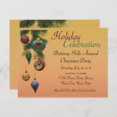 ジュエルトーンオーナメントカスタム招待状 招待状 (正面/裏面)