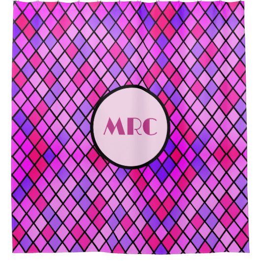 ジュエルトーンダイヤモンド シャワーカーテン (正面)