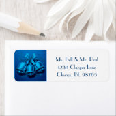 ジュエルトーンベルズクリスマス差出人住所ラベル ラベル (インサイチュ)